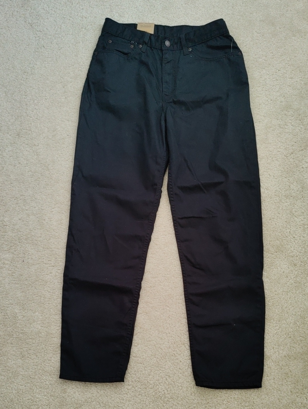 New! Levi's Women Black Tapered-leg High Rise/Waist Mom Jeans Y2K Cottagecore Re